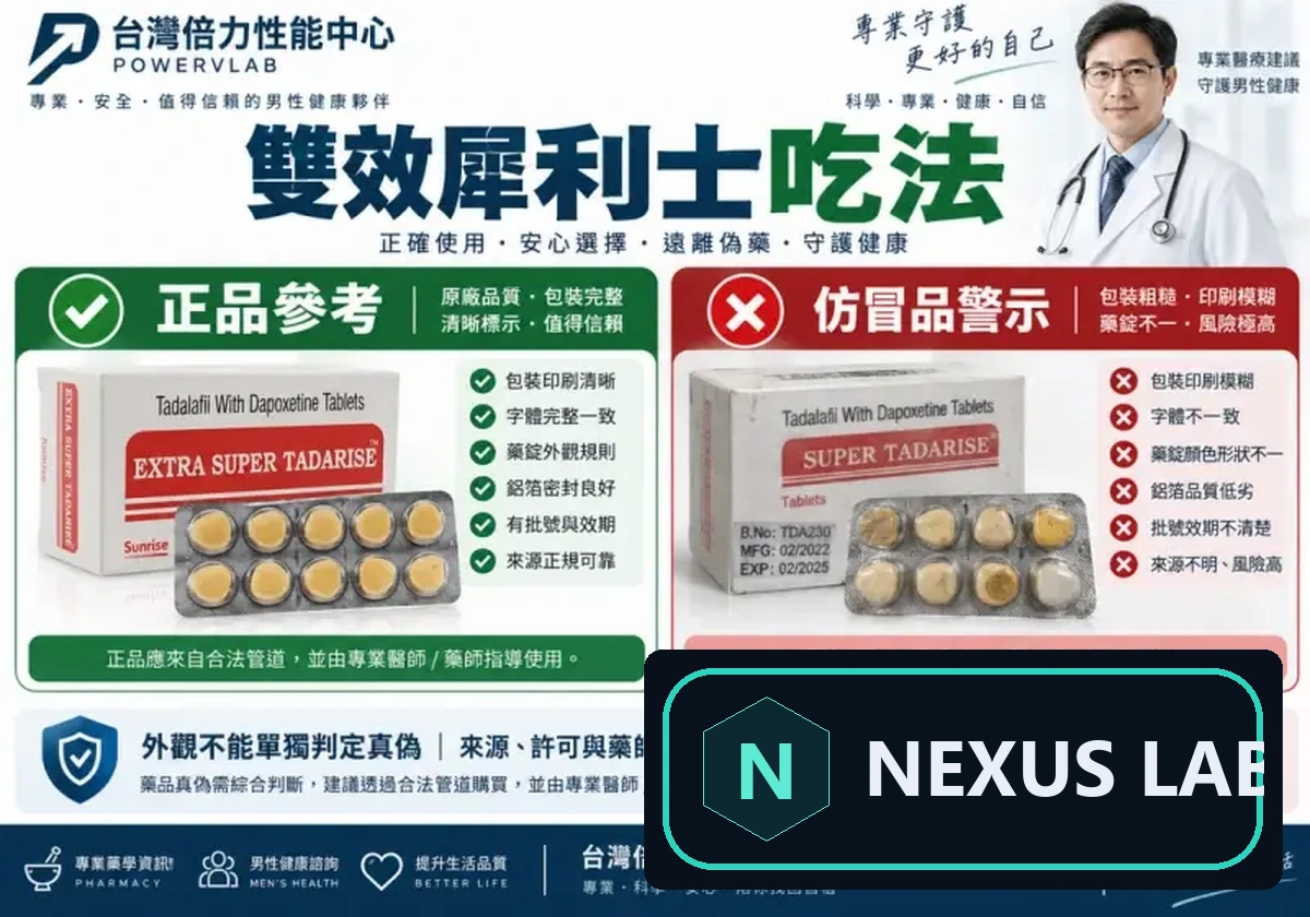 雙效犀利士吃法怎麼吃才安全？先看懂 Tadalafil＋Dapoxetine